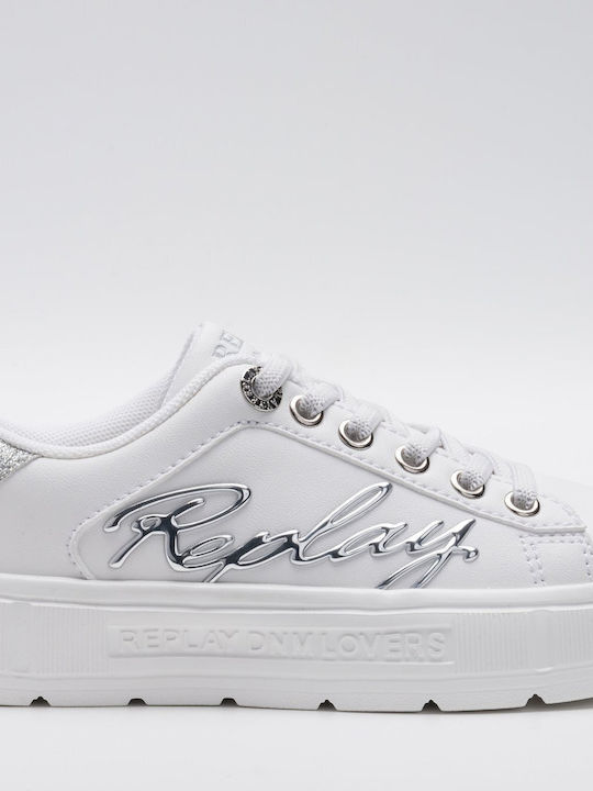 Jr 1 Παιδικά Sneakers Λευκά