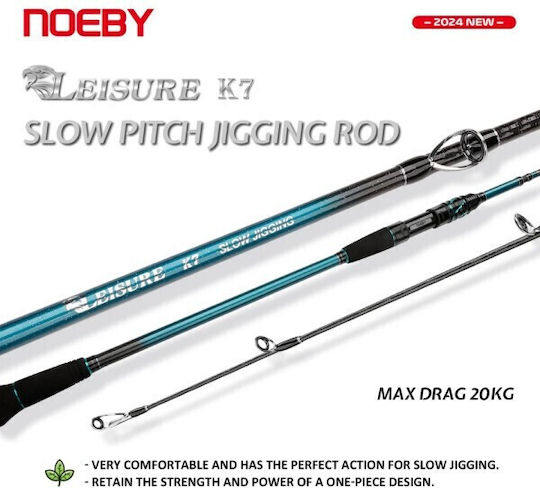 Noeby Lansetă Pescuit Pentru Spinning 1.96m 30-260gr