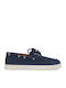 Wildleder Herren Bootsschuhe in Blau Farbe