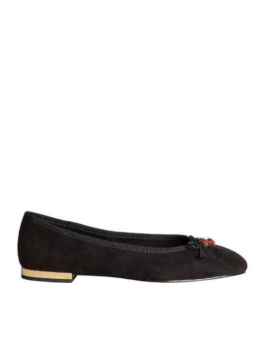 Women's Ballerina Shoes in Black Colour