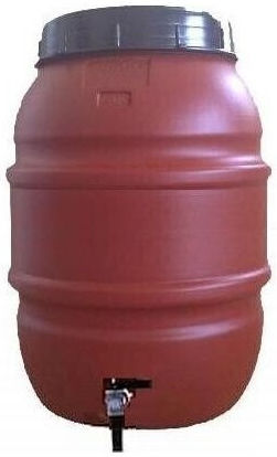 Plastic Head Plastikbehälter Mit Wasserhahn 140lt B140K