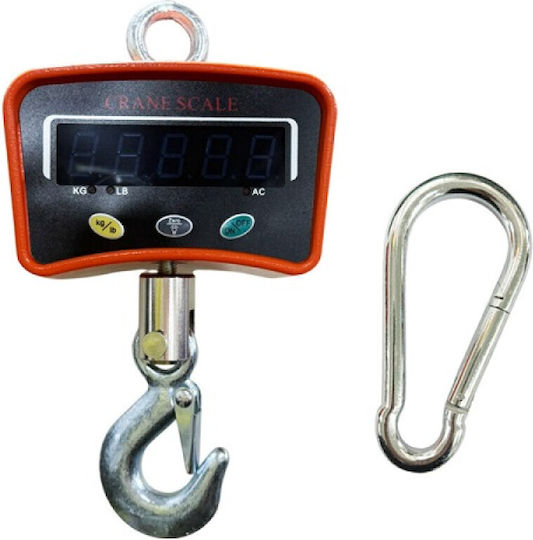 Electronic Professional Crane Scale with Weighing Capacity 1000kg and Accuracy 200g