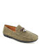 Leather Men's Casual Shoes Green 223/87046_Olive