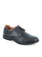 Leather Men's Casual Black Shoes 223/253-93/1_BLACK