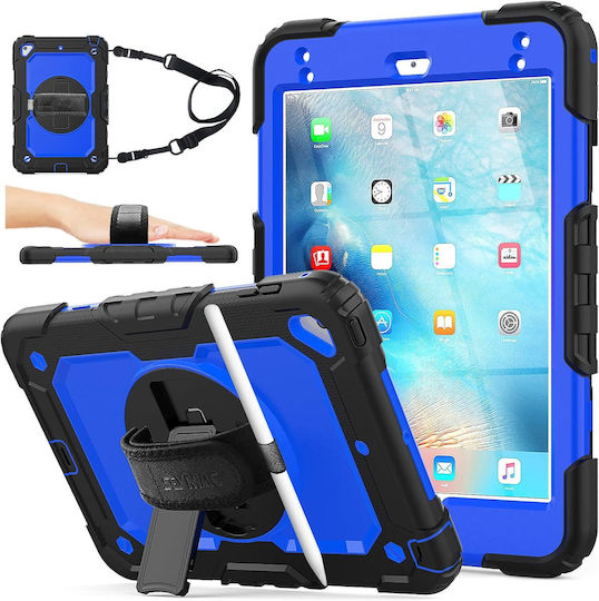 Umschlag Rückseite Rotierende Dauerhafte Für Kinder Blau Für Samsung Galaxy Tab A 8.0