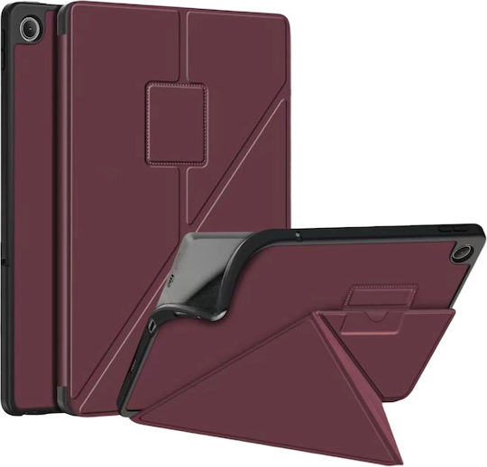 Flip Cover Dauerhafte Burgundische Samsung Galaxy Tab A8 2021