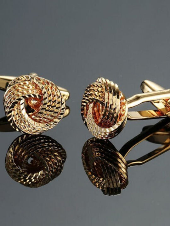 Cufflinks Gold Knot Design