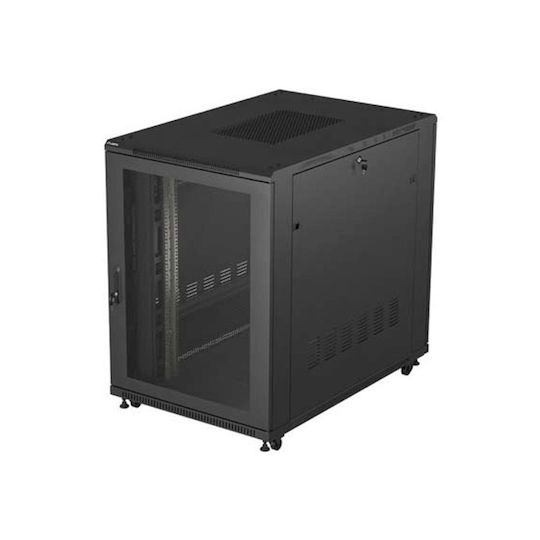 Lanberg Rack-Schränke 19" 22u 800x1200 Schwarz Ff01-8222-23b
