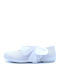Kids Pumps & Ballerinas Anatomic With Hoop & Loop Closure White