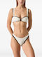 Strapless Bikini Top Κρεμ