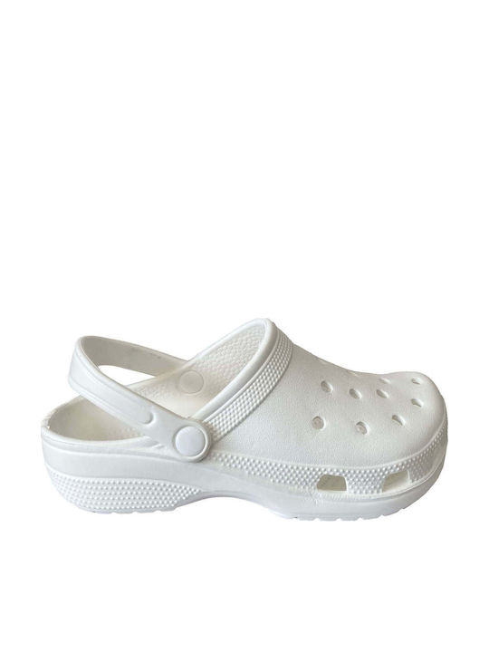 Ansin Damen Holzschuhe Weiße
