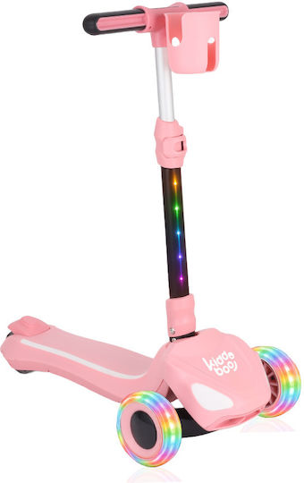 Kiddoboo Kinderroller E-Scooter Trecyclo 3-Rad für 5+ Jahre Rosa