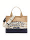 Hadlee Fabric Women's Tote Handbag Beige