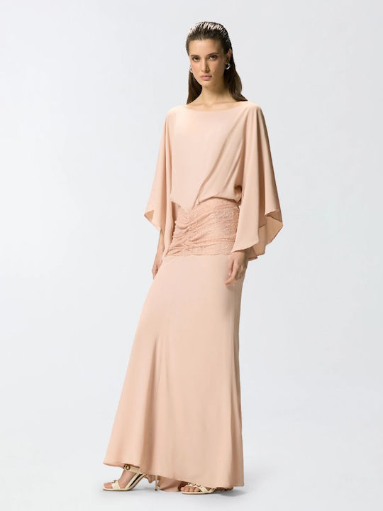 Pink Maxi Dress for Wedding and Christening
