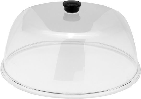 Runde Dome-Deckel Serviertablett Raki D30cm Polycarbonat Transparent