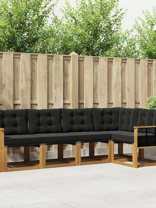 Corner Outdoor Sofa from Pallets with Cushions ...
