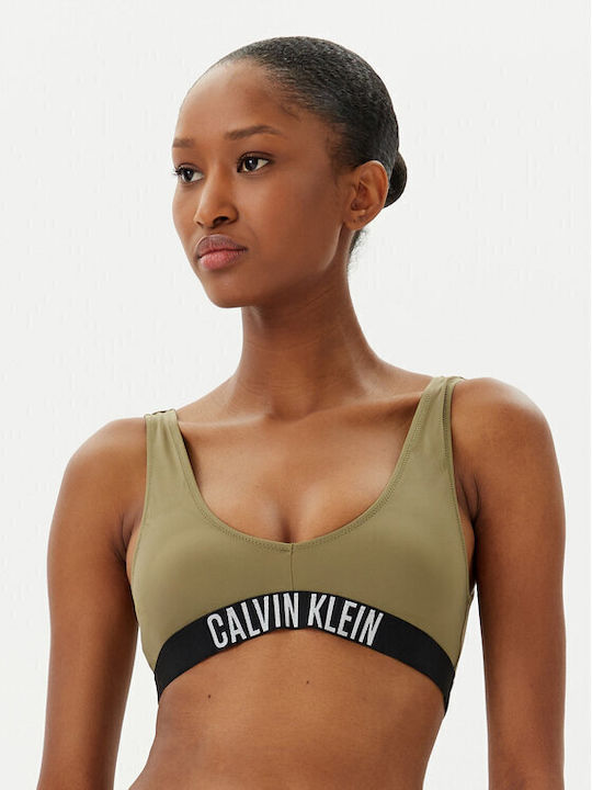 Calvin Klein Bikini Μπουστάκι Green
