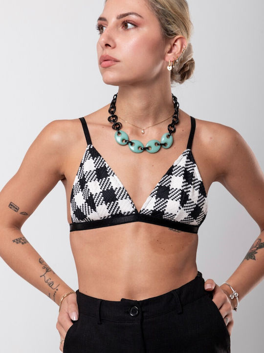 Bralette Triangel Träger Weiß