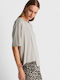 Women's Short Sleeve Blouse White