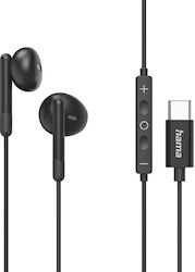 HAMA 01387577 Căști Handsfree In-ear Cu Mufă USB-C Negru