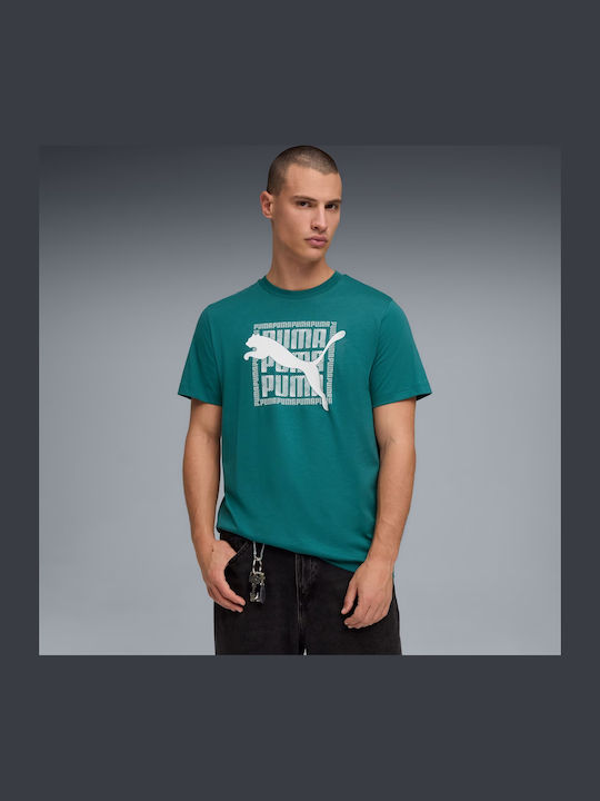 PUMA Athletic T-shirt Green