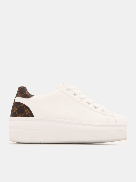 Luigi Women's Flatforms Sneakers Brown