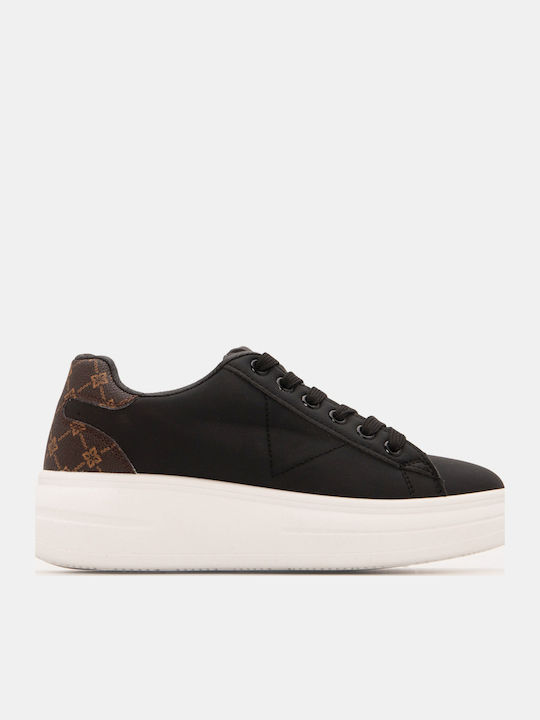 Luigi Women's Flatforms Sneakers Black