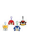 Sonic Hedgehog Assorted Plush Keychain 10cm 24 Τεμ