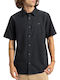 Premium Stretch Short Sleeve Shirt Black
