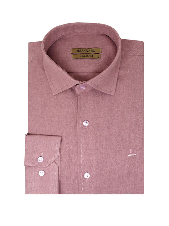 Dash&Dot Long Sleeve Shirt in Regular Fit Sapio...