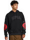 Rvb Rvca Schwarz Sweatshirt mit Kapuze