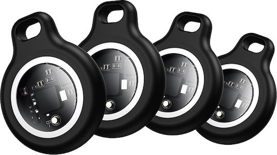 Hoco E91 Bluetooth Tracker Μαύρο 4 Stück