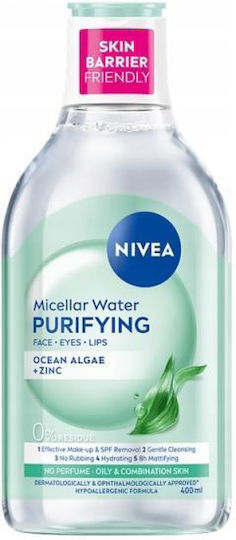 Nivea Algae Micellar Water Αφαίρεσης Μακιγιάζ Προσώπου 400ml