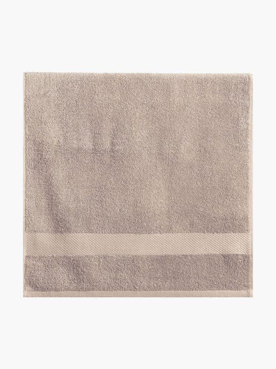 Nef-Nef Homeware Gesichtstuch Delight 50x90cm Beige Gewicht 500gr/m²