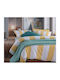 Nef-Nef Homeware New Golf Κουβέρτα Πικέ Ημίδιπλη 180x240εκ. Μπλε