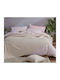 Nef-Nef Homeware New Golf Pique Half-Double Blanket 180x240cm Beige