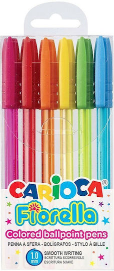 Carioca Στυλό Ballpoint 6τμχ