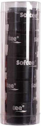 Softee Overgrip Padel Συσκευασία 5 Τμχ Μαύρο Softee Overgrip Padel Συσκευασία 5 Τμχ Μαύρο