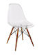 Hölzernes Ess- und Küchenstuhl Transparent 45x48x E-00017421