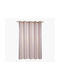 Nef-Nef Homeware Floriva Κουρτίνα Μπάνιου 180x180cm Beige