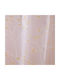 Nef-Nef Homeware Floriva Shower Curtain 180x200cm Beige