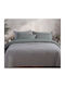 Nef-Nef Homeware Elements-ecstatic Cuvertură Pat Dublu Bumbac Gri 230x240cm