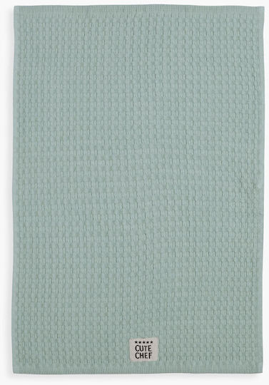 Nef-Nef Homeware Cute Chef Tea Towel Made Of 100% Cotton In Green Colour 45x68cm