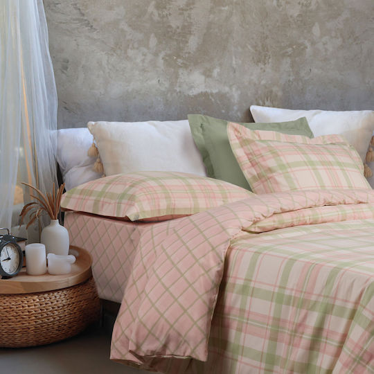 Das Home Σετ Σεντόνια Υπέρδιπλα με Λάστιχο 170x200+35εκ. 4 (4τμχ)
