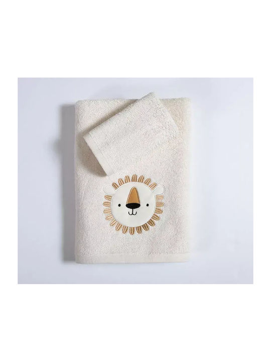Nef-Nef Homeware Σετ Βρεφικές Πετσέτες 2τμχ Jungle In Motion Jungle In Motion 70x140cm Βάρους 420gr/m²