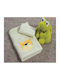 Nef-Nef Homeware Set of Baby Towels 2pcs Jungle Music Jungle Music Weight 420gsm