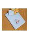 Nef-Nef Homeware Set of Baby Towels 2pcs Super Boy Light Blue Weight 420gr/m²