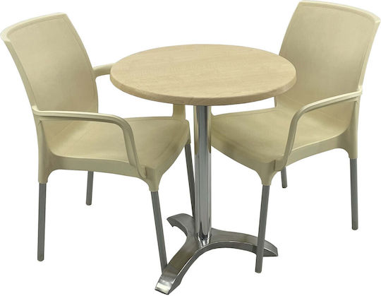 Set Sala De Mese 3 Piese Maple