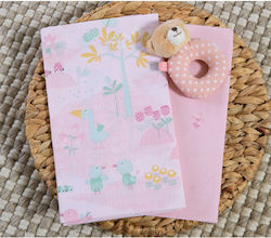 Nef-Nef Homeware Σετ Spring Happiness Ροζ 70x120εκ.
