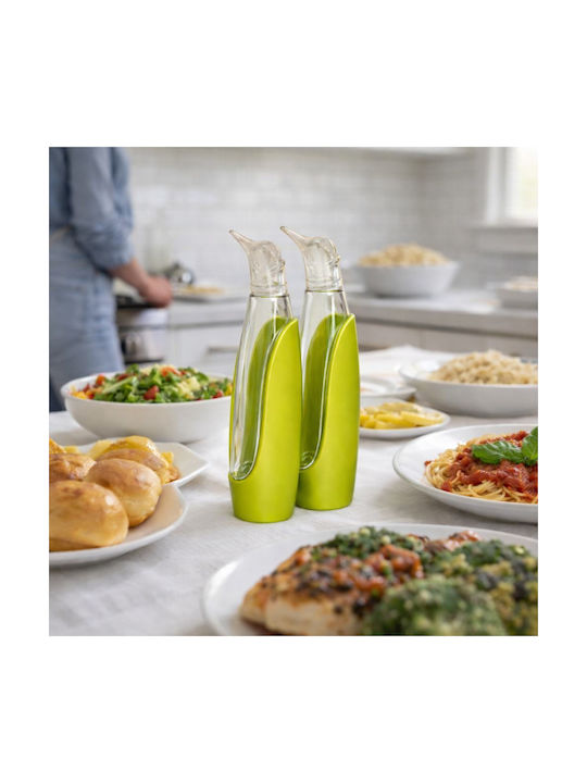 keleman Keleman Öl- und Essigspender-Set Glas mit Fluss